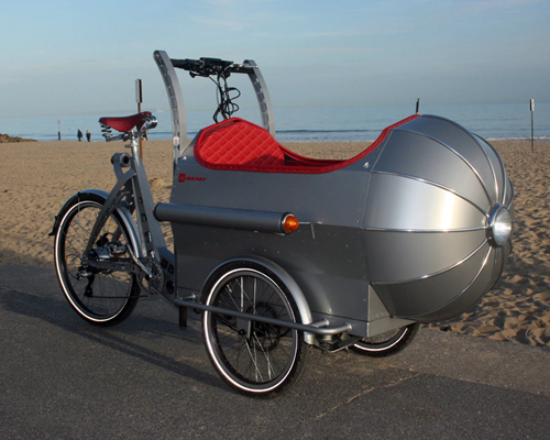 boxer cycles' rocket cargo trike resembles 1930s airliners