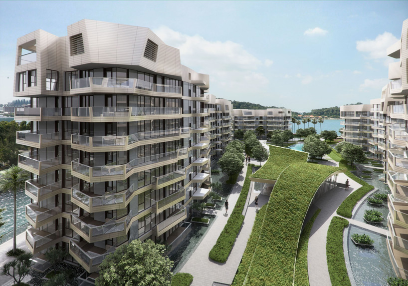 daniel libeskind plans corals complex at singapore's keppel bay