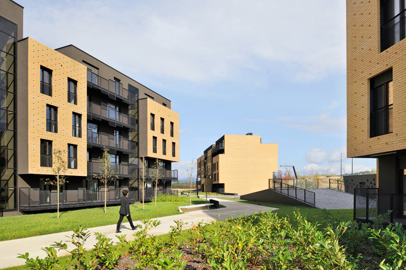 dekleva gregoric arhitekti brick neighbourhood ljubljana slovenia designboom