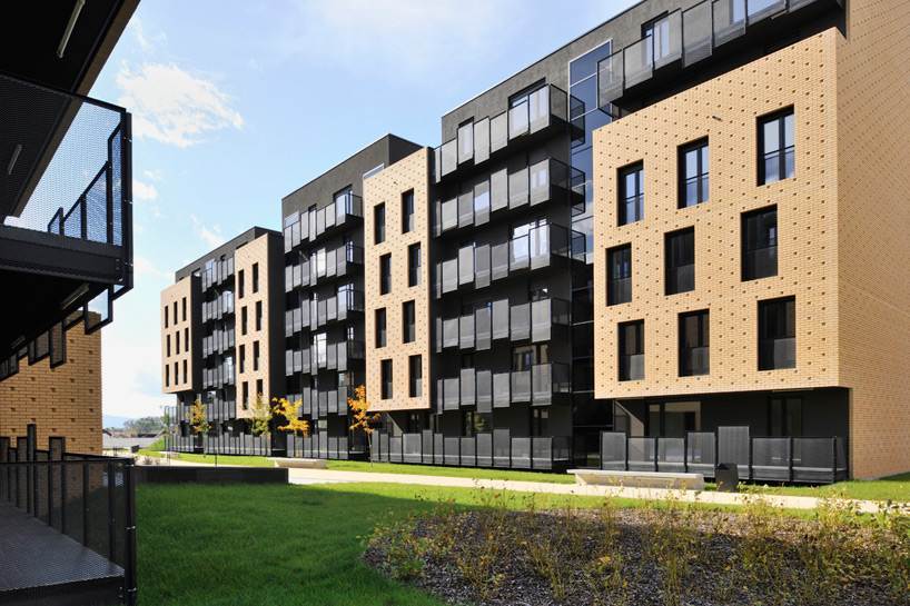 dekleva gregoric arhitekti brick neighbourhood ljubljana slovenia designboom