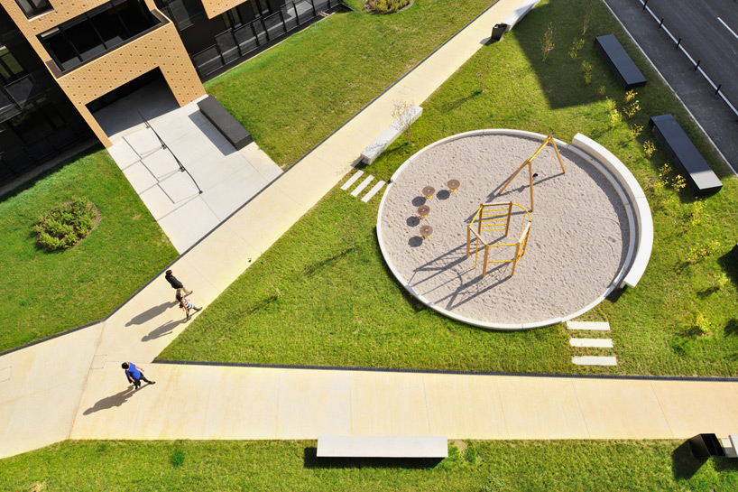 dekleva gregoric arhitekti brick neighbourhood ljubljana slovenia designboom