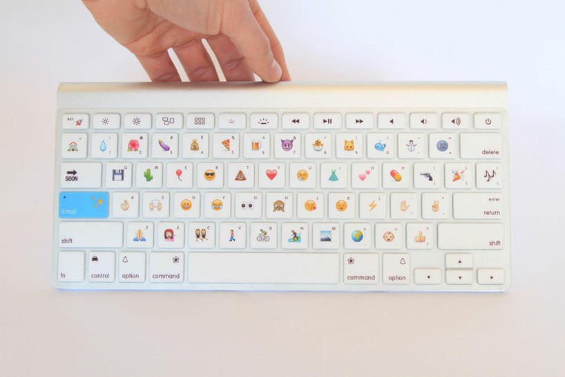 emoji keyboard cover and software brings over 150 symbols to the mac