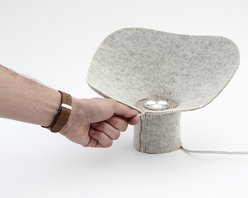 désormeaux/carrette's dita lamp brings fashion thinking to design