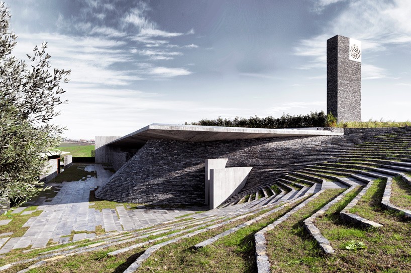 emre arolat architects embeds sancaklar mosque within the turkish landscape