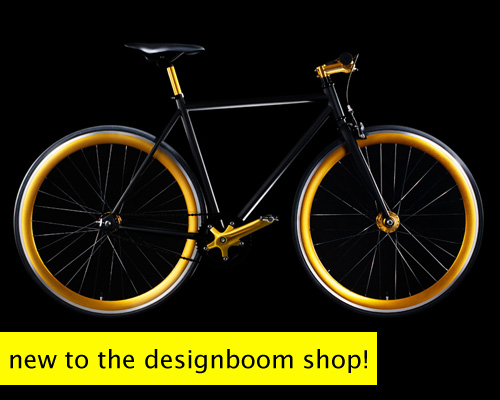 goldencycle 2PRO bicycle by nikolaus hartl, now on the designboom shop!