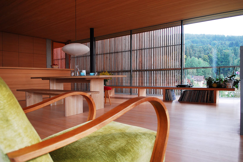 Elmar Ludescher Architekt Constructs Haus Am Felsen Over A Valley In 