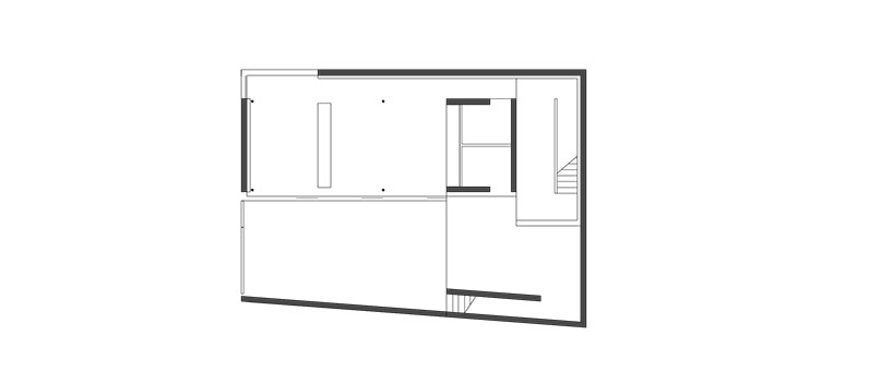 elmar ludescher architekt constructs haus am felsen over a valley in bregenz