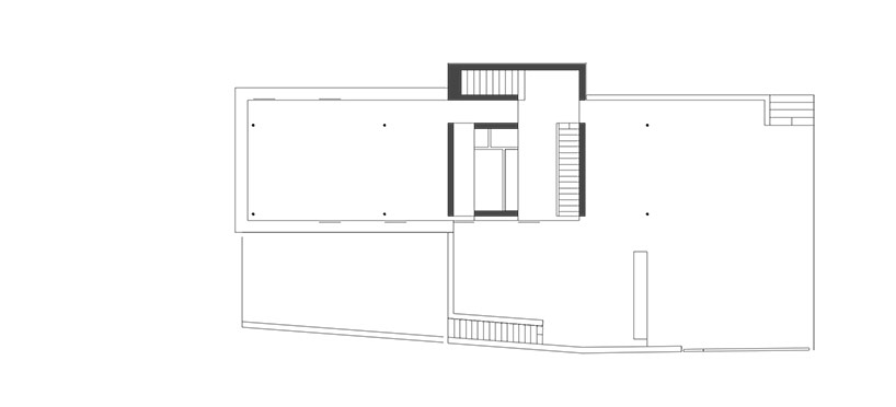 elmar ludescher architekt constructs haus am felsen over a valley in ...