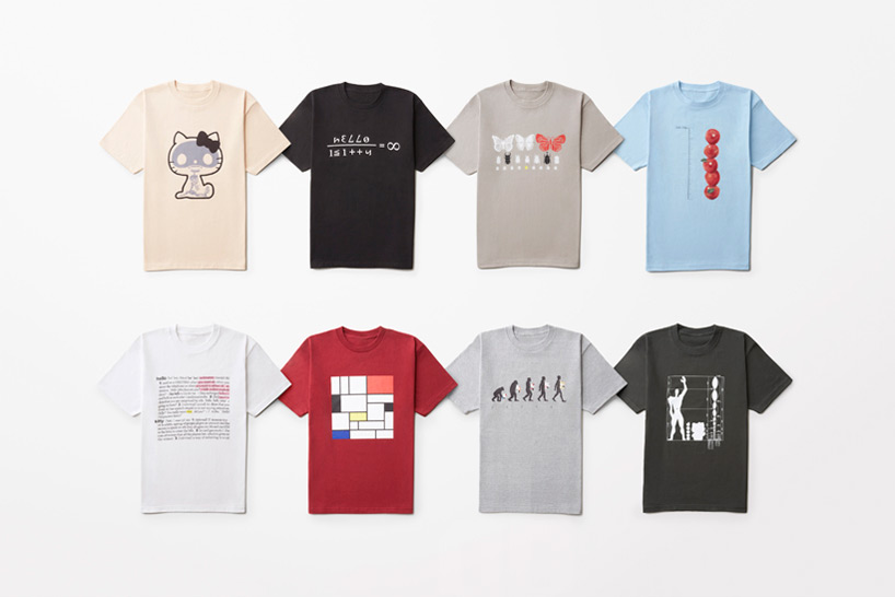hello kitty men's t-shirts designed by nendo for sanrio