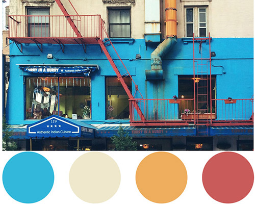 andrew bly distills the streets of new york city into color palettes