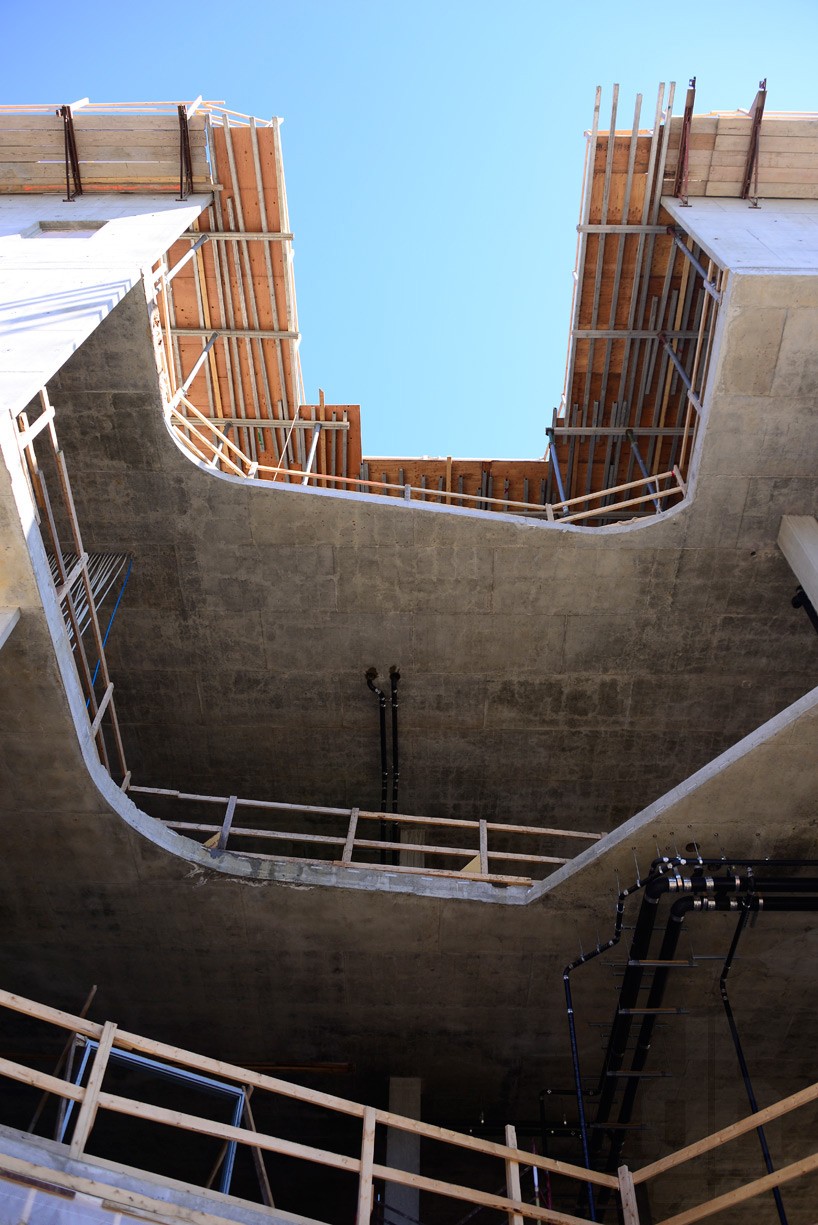 iowa university topping out steven holl architects designboom