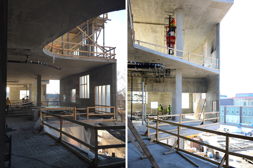 iowa university topping out steven holl architects designboom