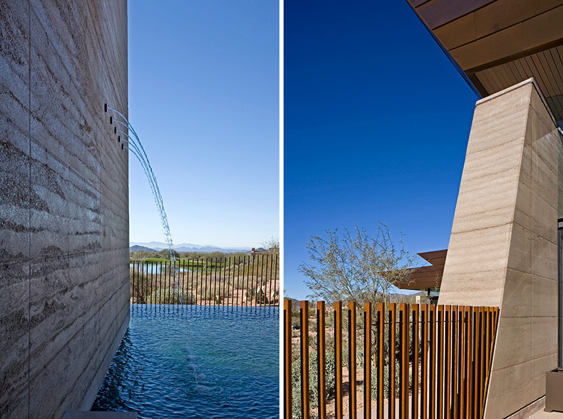 kendle design collaborative casts the desert wing house