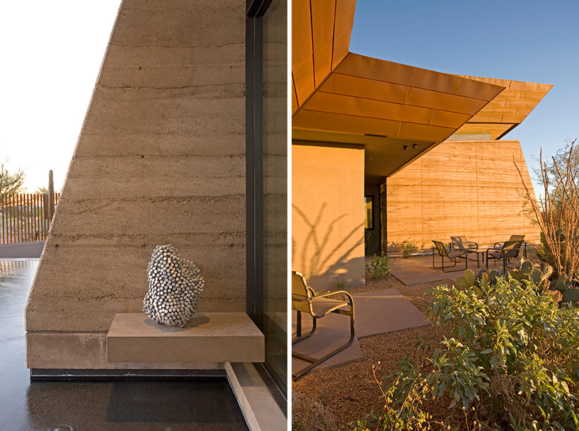 kendle design collaborative casts the desert wing house