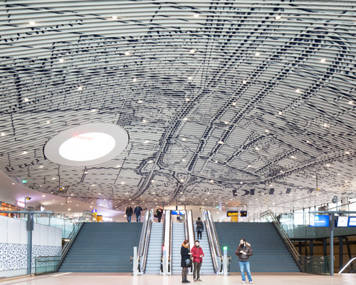 mecanoo completes delft's city hall and railway station complex