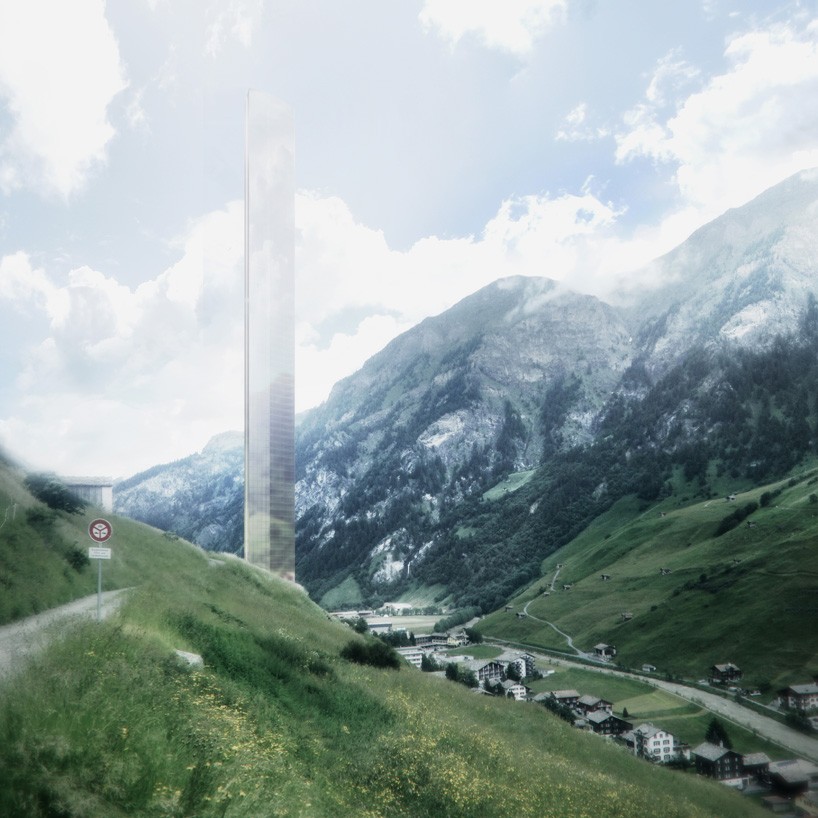 morphosis plans mirrored skyscraper for swiss valley site