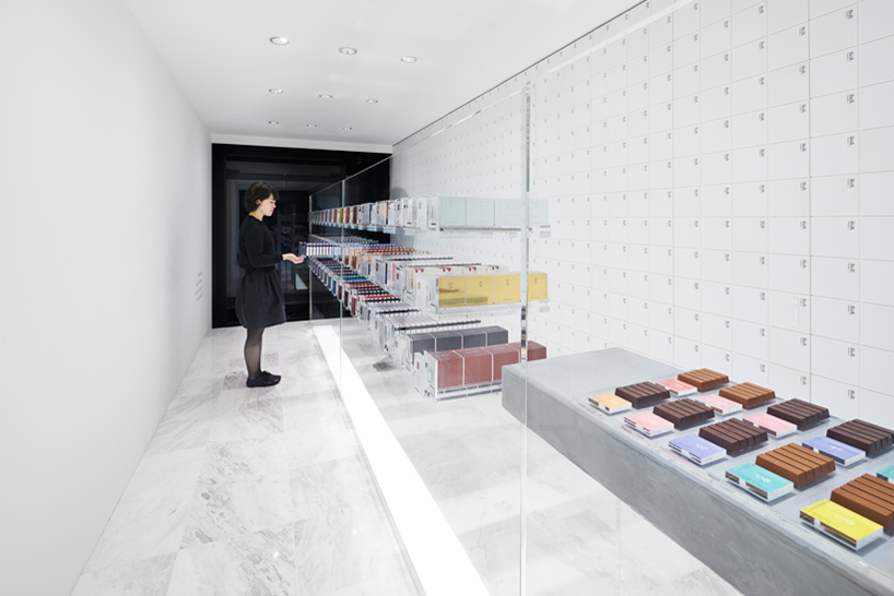 nendo designs BbyB's first overseas chocolate shop in ginza, tokyo