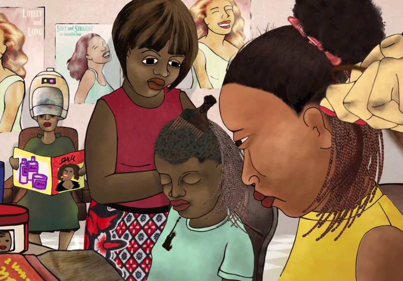 ng’endo mukii weaves history + heritage into textured animations