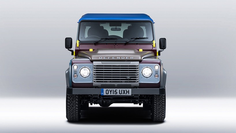 bespoke paul smith land rover defender decorated in 27 vibrant colors