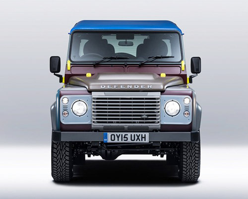 bespoke paul smith land rover defender decorated in 27 vibrant colors