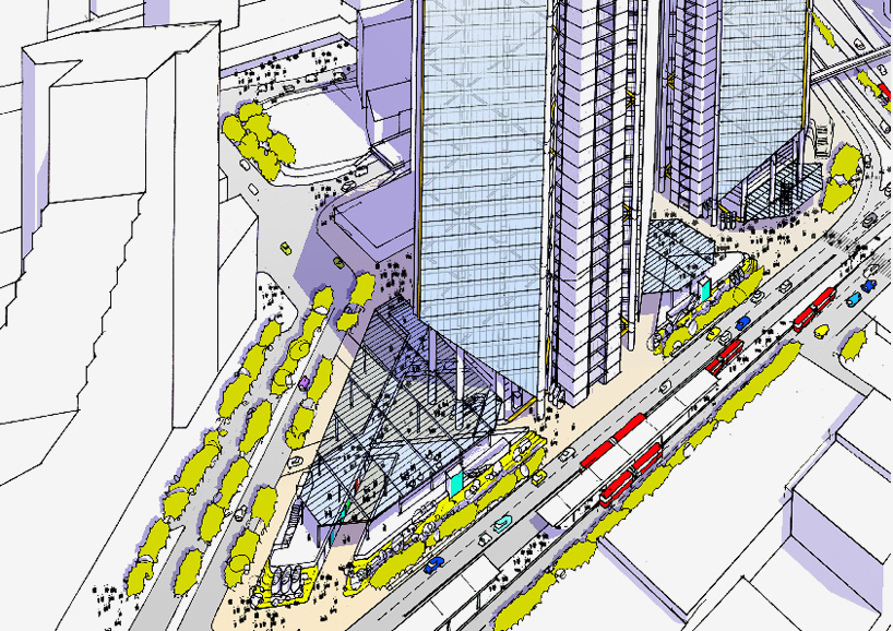 richard rogers stirk harbour partners RSHP atrio development bogota columbia designboom