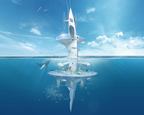 jacques rougerie's scientific & educative underwater seaorbiter vessel