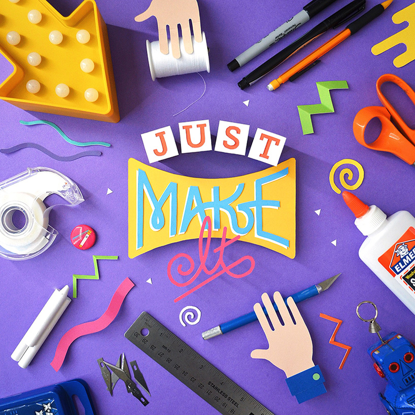 tommy perez crafts compositions with paper, produce and props