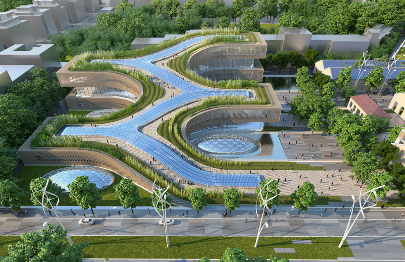 kiến trúc vincent callebaut citta della scienza rome thành phố khoa học thiết kế