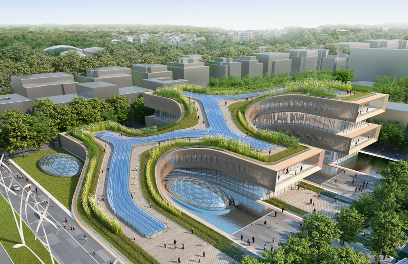 vincent callebaut masterplans a self-sufficient city of science in rome