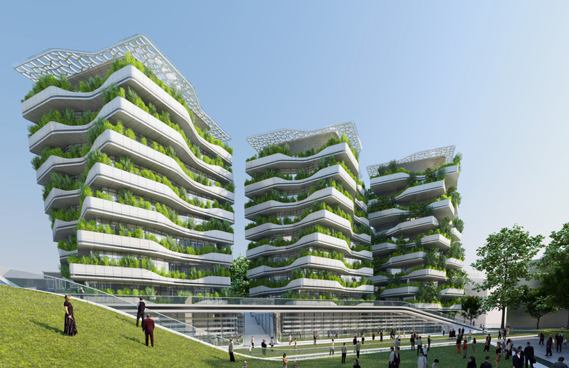 kiến trúc vincent callebaut citta della scienza rome thành phố khoa học thiết kế