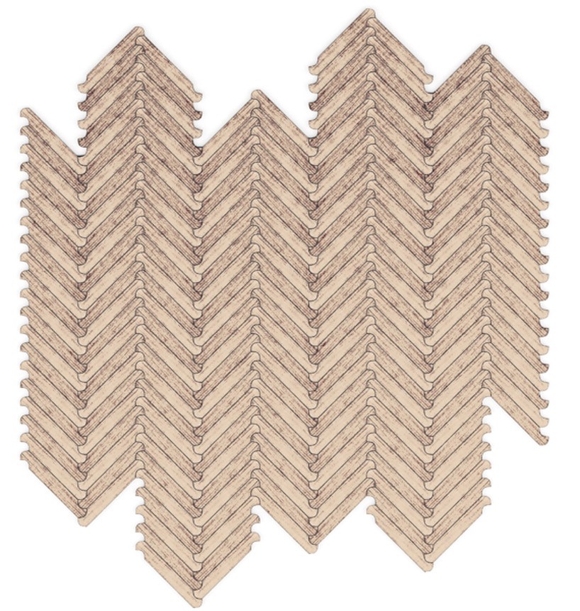 patricia urquiola introduces biscuit floors for listone giordano at milan design week 2015