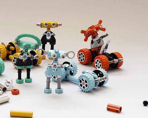 discover the art of spare parts with OFFBITS toy robots