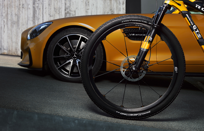 ROTWILD GT S mountain bike puts the mercedes AMG car on two wheels