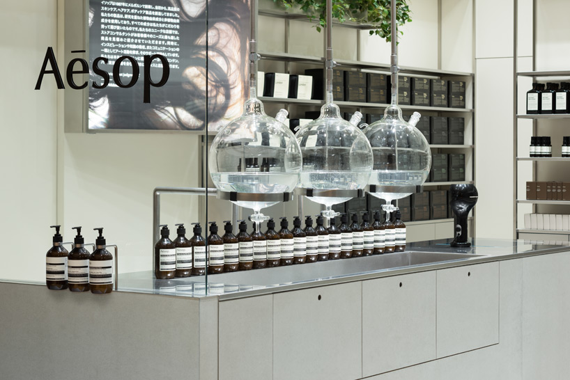 aesop midtown japan torafu architects designboom 