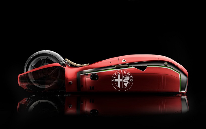 alfa romeo spirito motorcycle concept reflects italian traditions