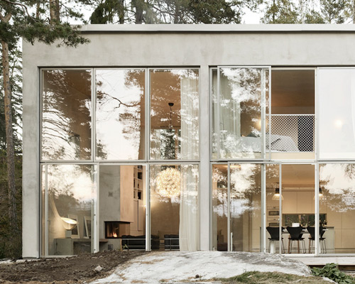 arrhov frick's six walls house serves as a swedish country retreat