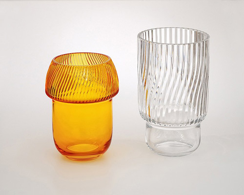 agnieszka bar creates crystal pleated vases for manufactured culture