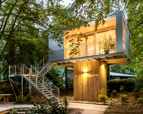 baumraum's urban treehouses offer long-term living accommodation