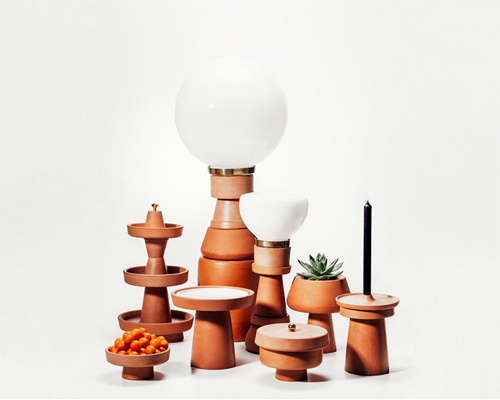 jahara studio conterrâneos clay containers at milan design week 2015