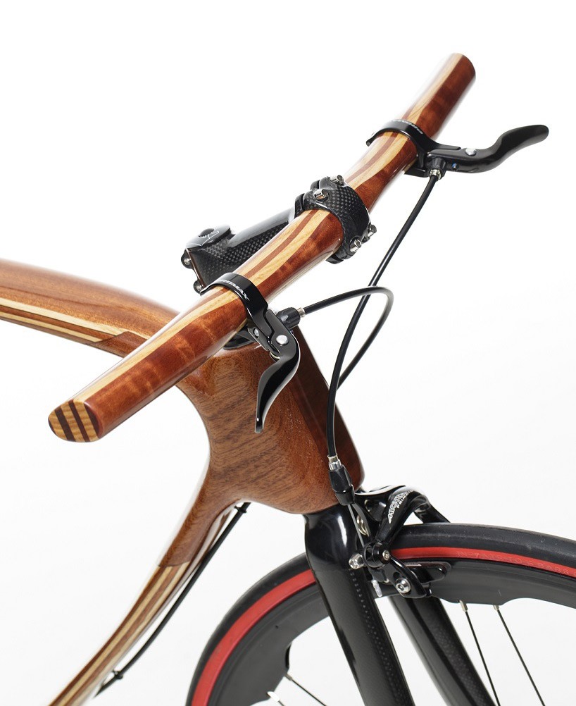 carbon wood bike uniquely fuses hand-craft, design and technology