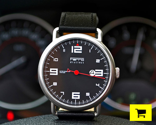 now on the designboom shop: 'distinct series watches' by ferro!