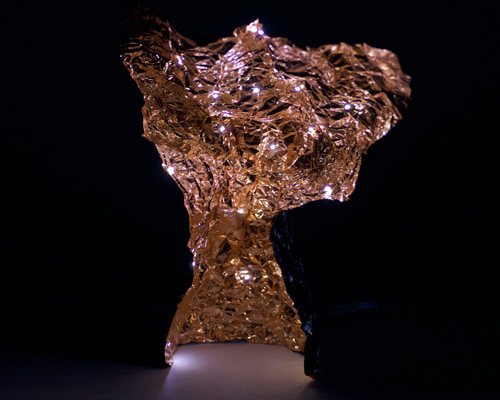 marcus tremonto's foiLED again series of formable copper lights