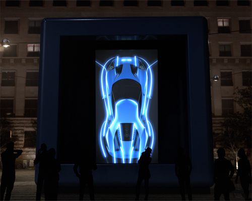 immersive ford favilla installation explores the science of light