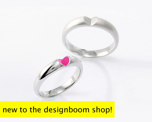give u my heart ring by inno.park, now on the designboom shop!