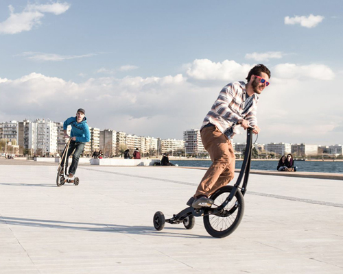 halfbike II redesigns bicycle to make a more intuitive, full body ride