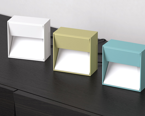 hopf, nordin presents minimal table lamps at milan design week 2015