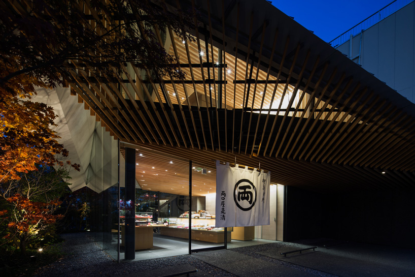 kengo kuma ryoguchiyakorekiyo higashiyamaten shop aichi japan designboom