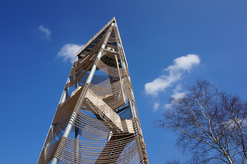 mamu architects lommel viewing tower designboom