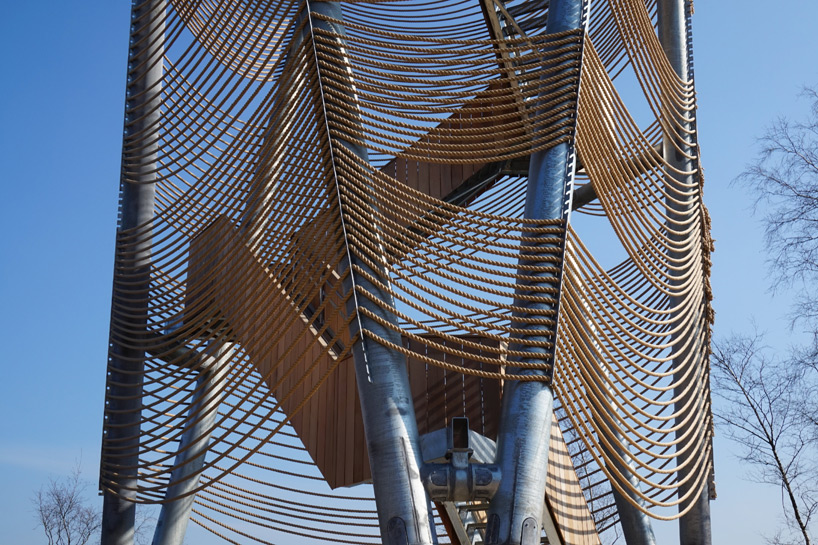 mamu architects lommel viewing tower designboom