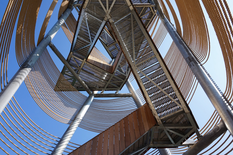 mamu architects lommel viewing tower designboom